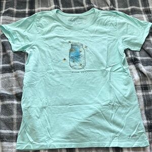 Life is Good aqua tee - Shine On